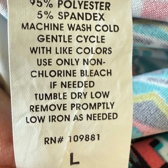 Sunny Leigh Multicolor Geometric Women's Wide-Leg Pants - Picture 2 of 9